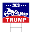 2020 Dump Trump Yard Sign Funny Political Sign Vote No Trump For Re-Elect Support Biden Harris - Pfyshop.com