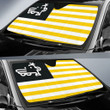 Gen Z Manny Flag Petition Auto Sun Shades Black And Yellow New American Flag