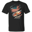 Florida American Flag T-Shirt Florida Pride Patriotic Classic Shirt Father's Day Gift Idea
