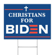 Christians For Biden Yard Sign Vote Biden Harris Merch Christians Outdoor Sign For Lawn Decor