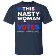 This Nasty Woman Votes Biden Harris 2020 TShirt Presidential Debate Kamala Feminism Anti Trump