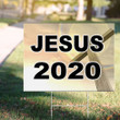 Memory Cross Christian Jesus 2020 Yard Sign Political Election Jesus Campaign Outdoor Sign