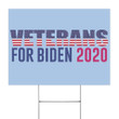 Veterans For Biden 2020 Yard Sign Biden For President Political Elecion Lawn Sign For Decor