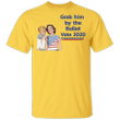 Grab Him By The Ballot 2020 T-shirt Liberal Vote Blue Shirt Funny Anti Trump Merch Gift