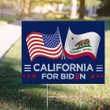 California For Biden 2021 Yard Sign Democratic Party Vote For Biden Democrat Campaign Sign