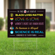 This House Believes Yard Sign BLM Lawn Sign Kindness Is Everything Sign BLM Protest Sign Ideas