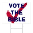 Vote The Bible Yard Sign Vote Biblically Lawn Sign Outdoor Decor