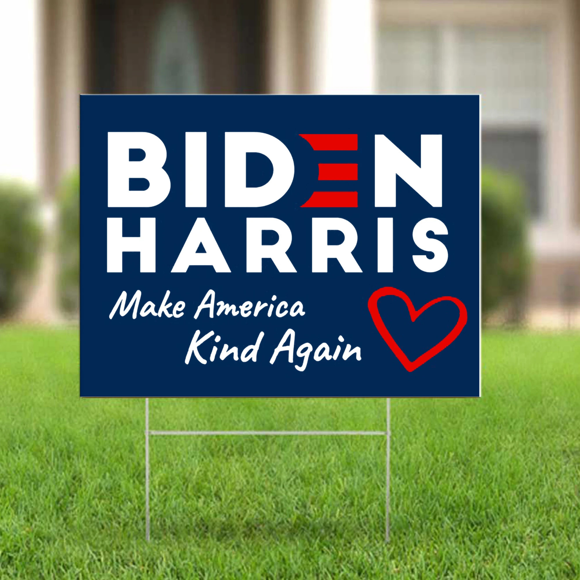 Biden Harris Logo Make America Great Again Yard Sign Biden Harris Merch Democratic Campaign