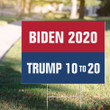 Joe Biden 2020 Trump 10 to 20 Yard Sign President 2020 Elections Political Campaign Lawn Sign