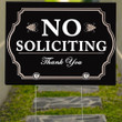 No Soliciting Yard Sign Thank You Lawn Sign Home Decoration
