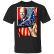 U.S Flag Patriotic Joe Biden Image Signature T-Shirt Vote Biden Campaign Biden Shirt For Sale