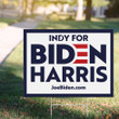 Indy For Biden Harris Yard Sign Official Biden Harris Lawn Sign