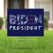 Biden President Yard Sign Biden Harris Merch Political Campaign Lawn Address Sign For Home