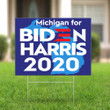 Michigan For Biden Harris 2020 Yard Sign Biden Latino Vote Campaign Lawn Advertising Sign