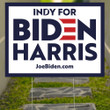 Indy For Biden Harris Yard Sign Official Biden Harris Lawn Sign