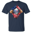 Biden Harris 2021 Shirt Inside American Flag For 2021 Presidential Election