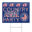 Country Over Party Yard Sign U.S Patriotic No Trump Sign Vote Biden Campaign For President 2020
