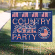Country Over Party Yard Sign U.S Patriotic No Trump Sign Vote Biden Campaign For President 2020