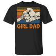 Girl Dad Shirt Vintage Fist Bump Girl Dad Shirt Father's Day Father Daughter Gift