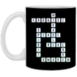Mug For A Selfie Crossword Coffee Mug Christmas Gift Idea For Boss Coworkers