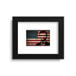 Abraham Lincoln Flag American Old Retro Framed Art Print President Lincoln Day 2021 Decor - Pfyshop.com