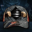 Black American Flag Hat 3D Vintage USA Flag Cap Patriotic Hat Honor American History - Pfyshop.com