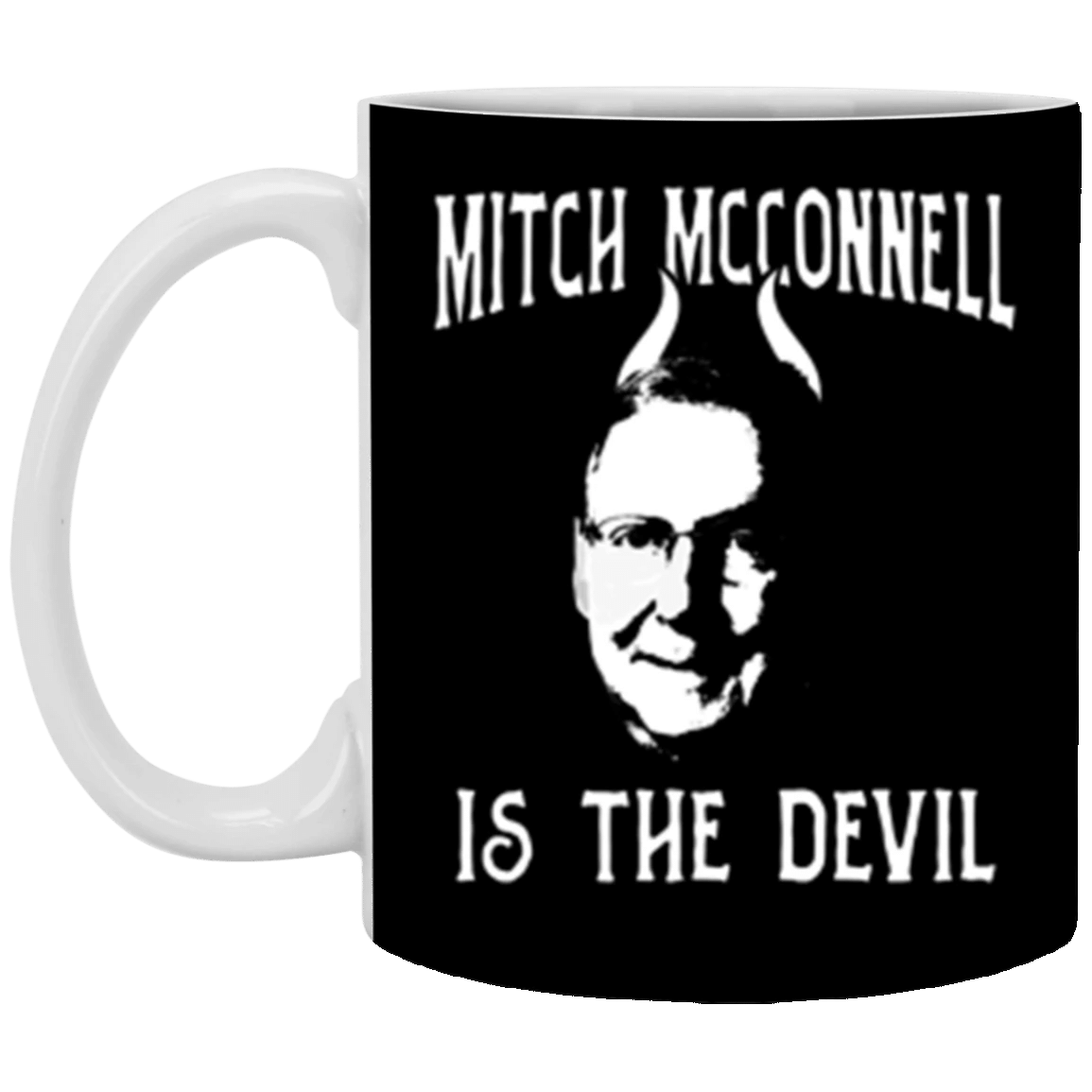 Mitch Mcconnell Is The Devil Mug Gift For Coworker Ideas Custom Coffee Mug