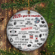 2020 Quarantine Christmas Ornament A Year To Remember Commemorative Ornament For Xmas Tree - Pfyshop.com