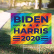 LGBT Biden Harris 2020 Lawn Sign Official Biden Harris Yard Sign LGBT Pride Sign Biden Merch