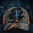 Dragon Face 3D Hat Old Retro Cap US Flag For Men Patriots Vintage Gift For Boyfriend - Pfyshop.com