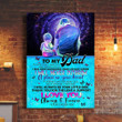 To My Dad I Love You Always And Forever Wall Poster Sentimental Gift For Dad From Daughter