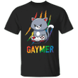 LGBT Pride Shirt Gaymer Cute Cat Funny T-shirt For Pride Parade Merch LGBT Community