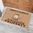 Hippity Hoppity Get The Fuck Off My Property Doormat Funny Welcome Door Mat New House Gifts