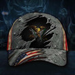 Eagle Thin Green Line Hat 3D American Flag Patriotic Men's Cap Honor US Military Gift - Pfyshop.com