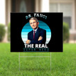 Fauci Yard Sign Dr. Fauci The Real Super Hero Lawn Sign Political Signs For Vintage Yard Decor