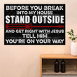 Electrician Before You Break Into My House Poster Screwdriver Mat Cool Gift Ideas For Dad