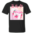 Pink Strawberry Milk Shirt Retro 90s Japanese Kawaii Strawberry Milk Shirt. - Pfyshop.com