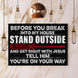 Electrician Before You Break Into My House Poster Screwdriver Mat Cool Gift Ideas For Dad