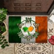 St Patrick's Day Doormat Irish Shamrock Lucky Charm Welcome Mat Irish Home Decor Gift