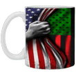 The Black Liberation Mug Inside American Flag Mug