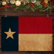 Texas State Flag Poster Antique Texas Flag Independence Day Patriotic 4Th Of July Decorative