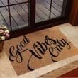 Good Vibes Only Doormat Indoor Front Door Mat Outdoor Entry Mat Home Gift Idea