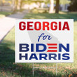 Georgia For Biden Harris Yard Sign Presidential Campaign For Biden Supporters Biden Merch