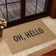 Oh Hello Doormat Welcome Entry Front Door Mat For Outside Frontgate Outdoor