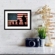 Armed Forces Tribute Framed Art U.S Armed Services Military Honor Our Troops