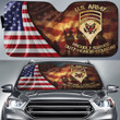 U.S Army Auto Sun Shade Proudly Served Duty Honor Country Car Sun Shade