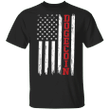Dogecoin Shirt Vintage American Flag Tee For Crypto Lover Men Women Clothes