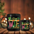 WTF Cactus What The Fucculent Mug Succulent Plants Garden Funny Coffee Mug Gift For Friends