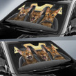 Cat Auto Sun Shade Novelty Funny Car Sun Shade For Cat Lover Owner Gift Ideas