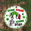 2020 Stink Stank Stunk Ornament 2020 Ornament Funny Christmas Tree Decoration Pandemic - Pfyshop.com
